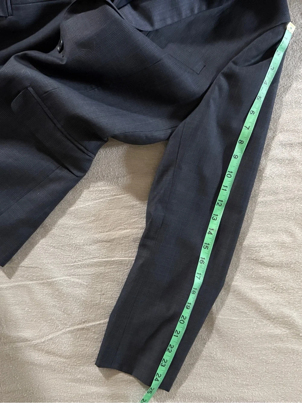 Custom Tailored Men's Charcoal Gray Suit